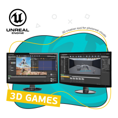 Unreal Engine 4. Игровой движок - КИБЕРшкола программирования для детей, компьютерные курсы для школьников, начинающих и подростков - KIBERone г. Битца