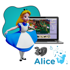 Alice 3d - КИБЕРшкола программирования для детей, компьютерные курсы для школьников, начинающих и подростков - KIBERone г. Битца