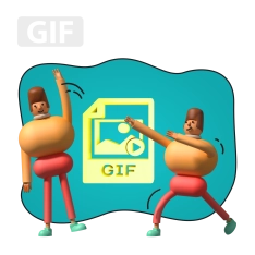 Gif-анимация - КИБЕРшкола программирования для детей, компьютерные курсы для школьников, начинающих и подростков - KIBERone г. Битца
