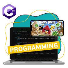 Программирование на C#. Удивительный мир 2D-игр - КИБЕРшкола программирования для детей, компьютерные курсы для школьников, начинающих и подростков - KIBERone г. Битца