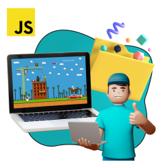 Программирование на JavaScript. Учимся создавать игры! - КИБЕРшкола программирования для детей, компьютерные курсы для школьников, начинающих и подростков - KIBERone г. Битца