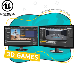 Unreal Engine 4. Игровой движок - Школа программирования для детей, компьютерные курсы для школьников, начинающих и подростков - KIBERone г. Битца